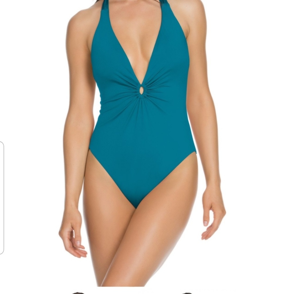 Soluna swim size large new with tags teal